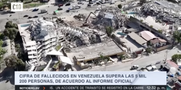 Cifra de víctimas por doble terremoto en Venezuela supera los 5,200 fallecidos