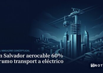 Obras del aerocable de San Salvador alcanzan el 60 % de avance con la instalación de torres