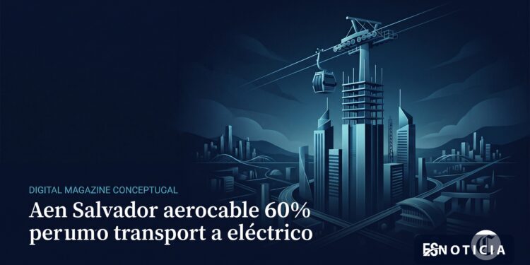 Obras del aerocable de San Salvador alcanzan el 60 % de avance con la instalación de torres