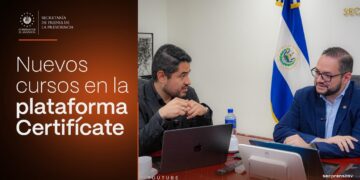 Gobierno del Presidente Nayib Bukele fortalece habilidades con nuevos cursos de Certifícate