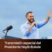 Presidente Nayib Bukele envía un mensaje a los salvadoreños