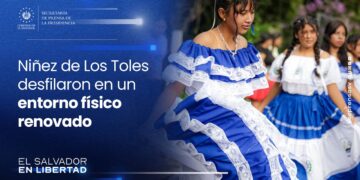 Gobierno del Presidente Bukele mejora conectividad y entorno de la niñez en Los Toles