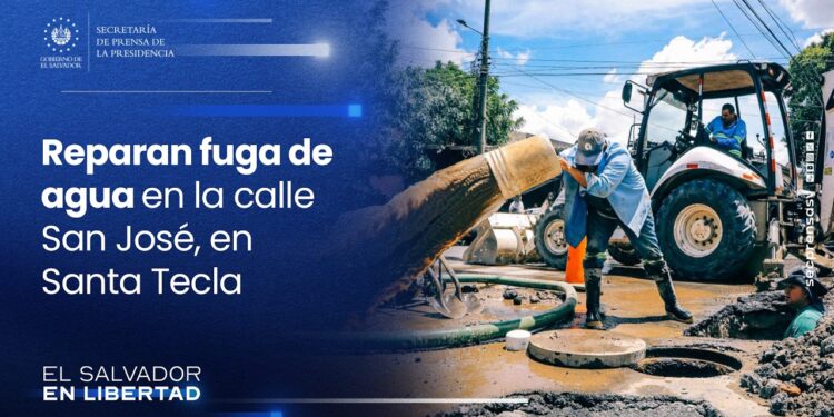 Gobierno del Presidente Nayib Bukele atiende emergencias de la red hídrica