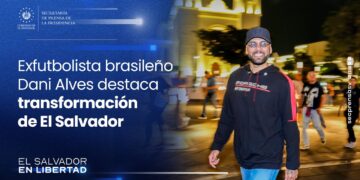 Dani Alves visita BINAES y destaca transformación liderada por el Presidente Nayib Bukele