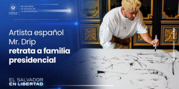 Liderazgo del Presidente Nayib Bukele inspira al artista Mr. Drip