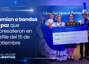 El Gobierno del Presidente Nayib Bukele reconoce el esfuerzo de las bandas de paz
