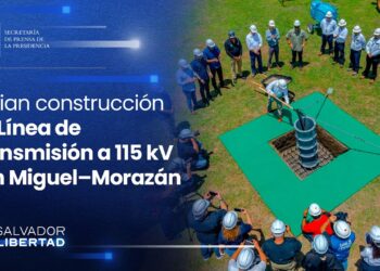 Gobierno del Presidente Bukele construye línea de transmisión que conectará San Miguel y Morazán