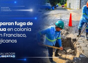 Gobierno del Presidente Nayib Bukele atiende oportunamente las incidencias en la red hídrica