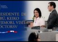Presidente de Perú, Keiko Fujimori, conoce la apuesta de El Salvador por la innovación en salud