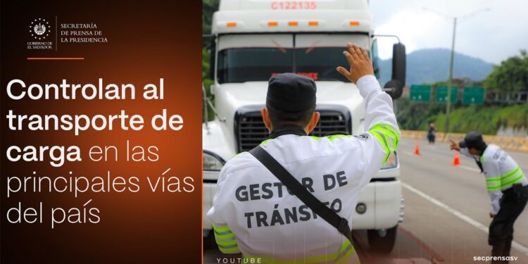 Gobierno del Presidente Nayib Bukele incrementa inspecciones al transporte de carga
