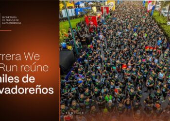 Gobierno del Presidente Nayib Bukele promueve la actividad física con la carrera We All Run