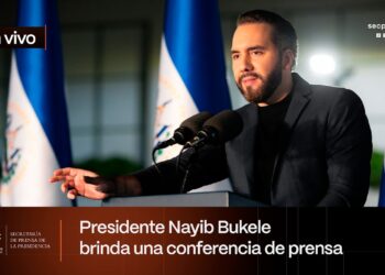 Conferencia de prensa del Presidente Nayib Bukele