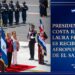 Presidente de Costa Rica llega para conocer transformaciones del país