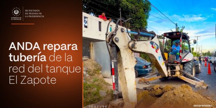 Gobierno del Presidente Nayib Bukele garantiza agua potable mientras realiza reparaciones