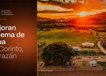 Gobierno del Presidente Bukele entrega proyecto de agua potable a pobladores del distrito de Corinto