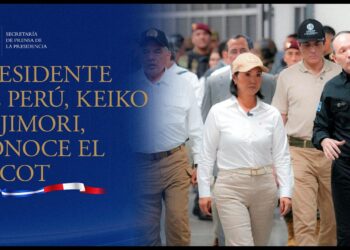 Presidente de Perú, Keiko Fujimori, reconoce transformación de El Salvador en materia de seguridad